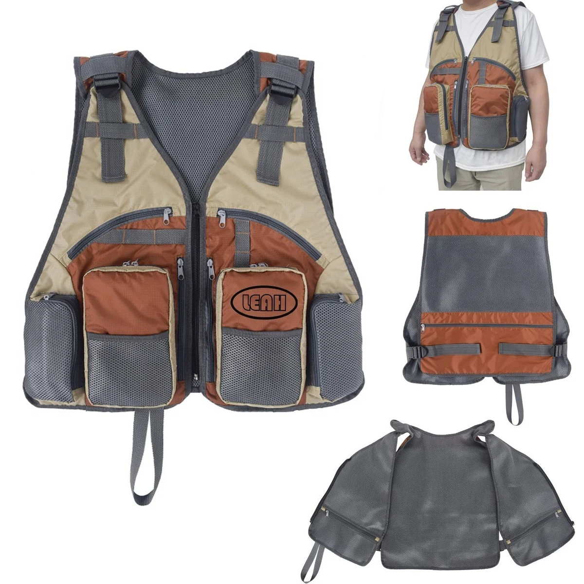 Fishing Vest Multi Pockets Backpack 1