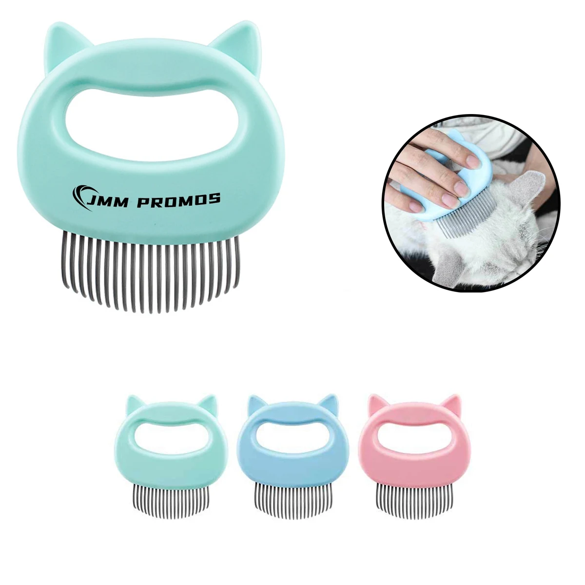 Pet Hair Removal Massaging Shell Comb 1