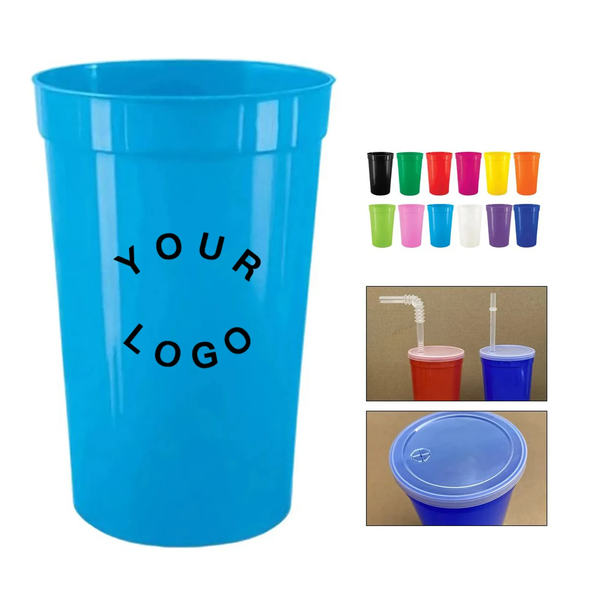 Durable 16oz Plastic Cup for Stadiums and Festivals 1