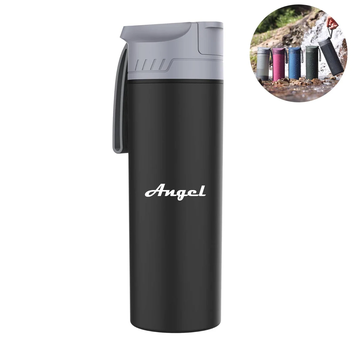 22Oz Plastic Extra Filter And Water Purifier Filtered Bottle 1
