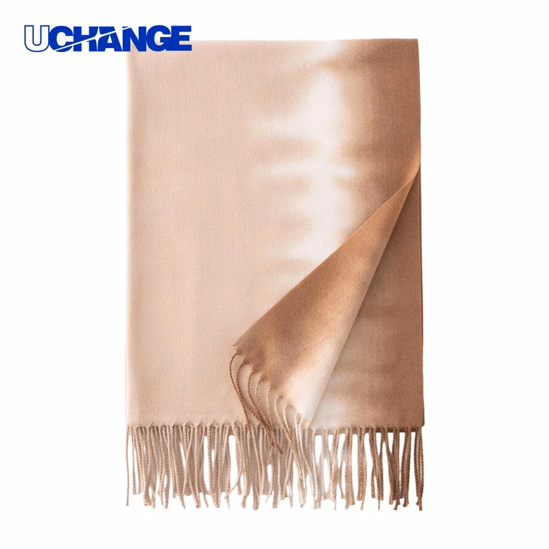 Faux Cashmere Gradient Shawl Scarf 78.8" x 25.6"