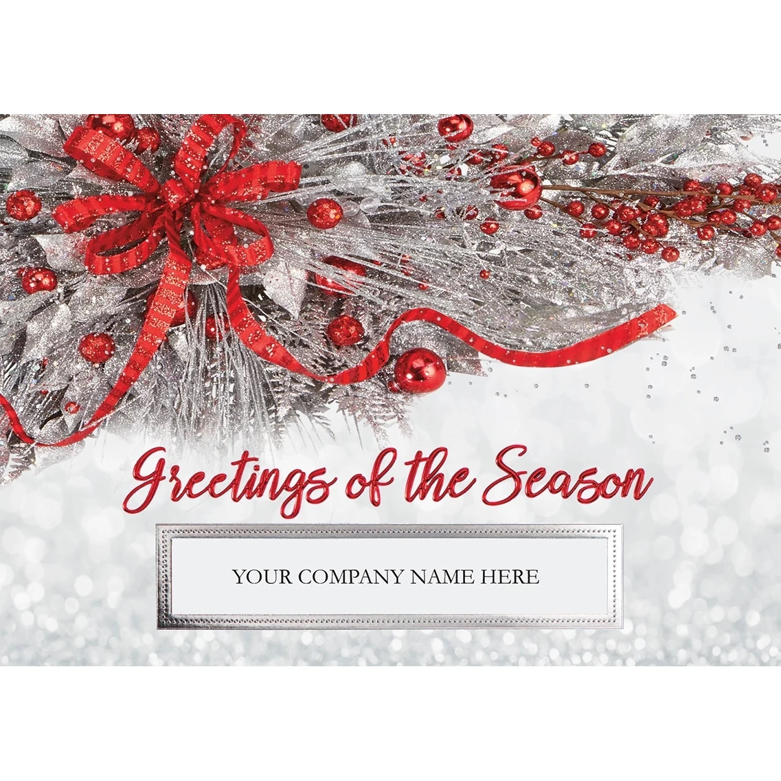 Silver Frost Holiday Cards 1