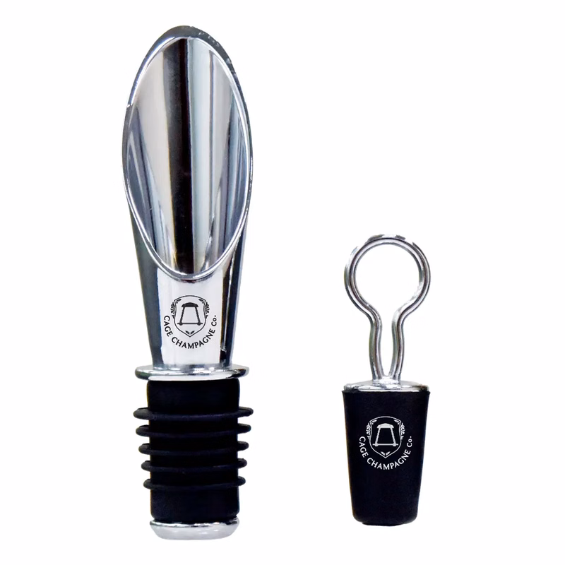Wine Pourer and Stopper Set