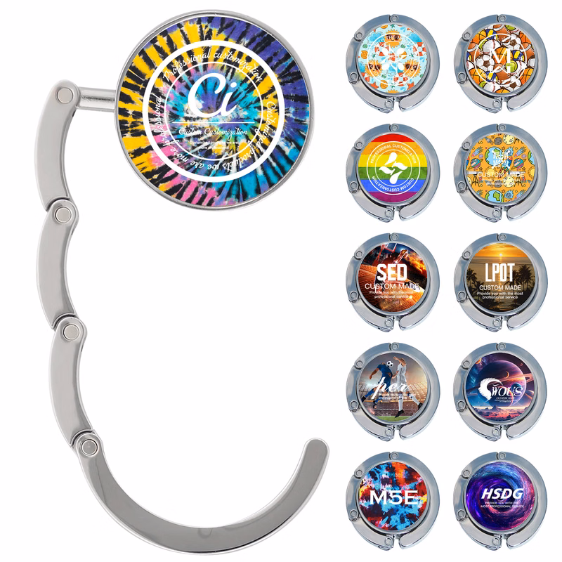 Round Foldable Purse Hanger For Table