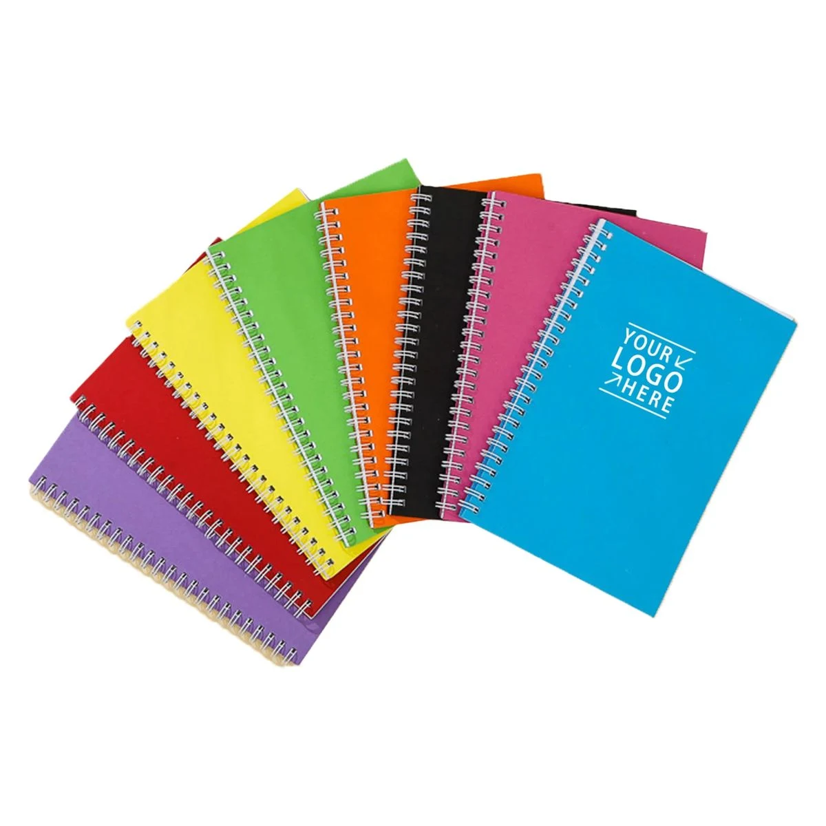 A5 Colored Cardboard Cover Spiral Notebook 1