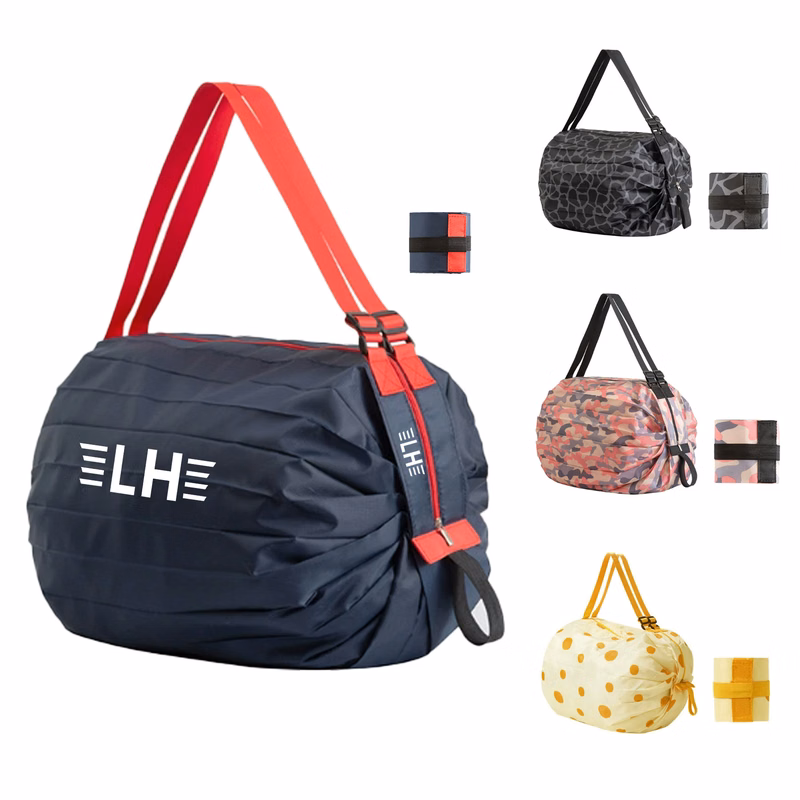 Cylindrical Folding Shopping Bag