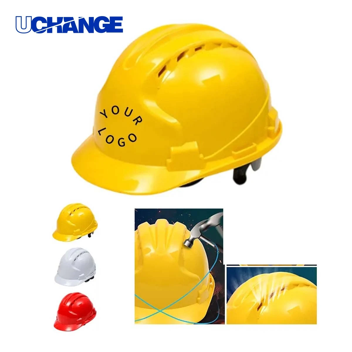 Durable ABS Helmet for Job Sites for Industrial Safety 1