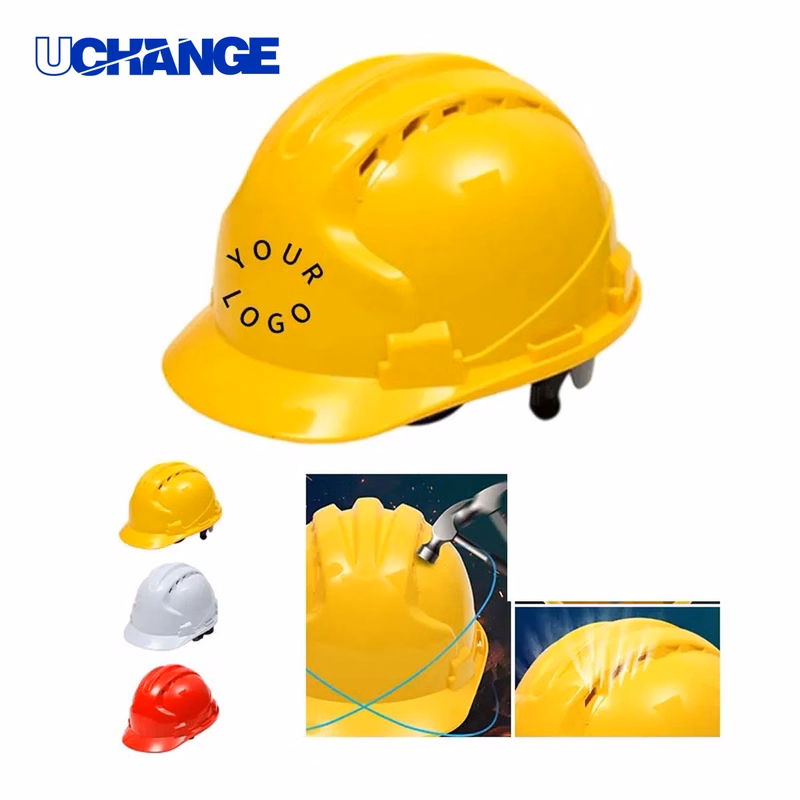 Durable ABS Helmet for Job Sites for Industrial Safety