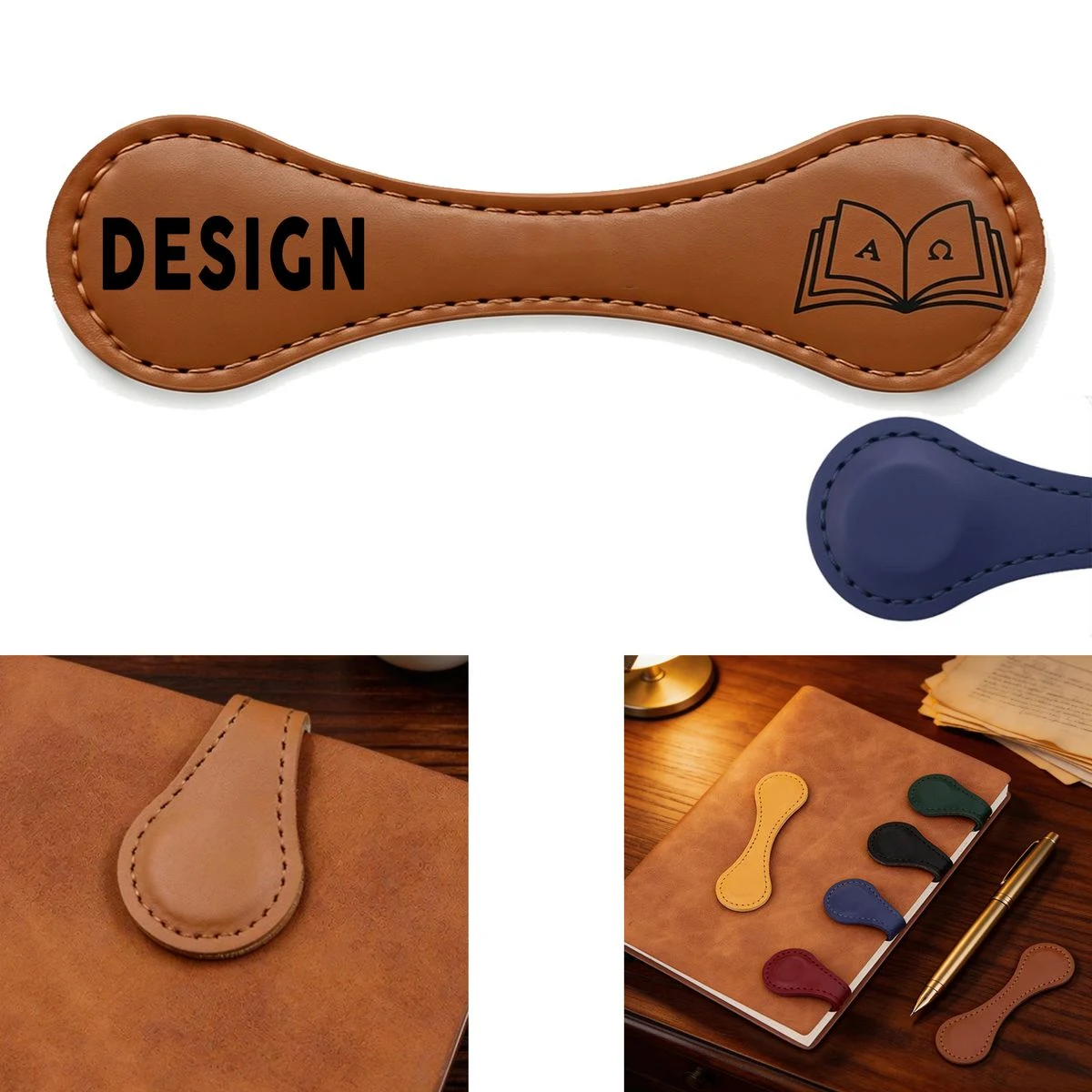 Premium PU Leather Page Marker 1