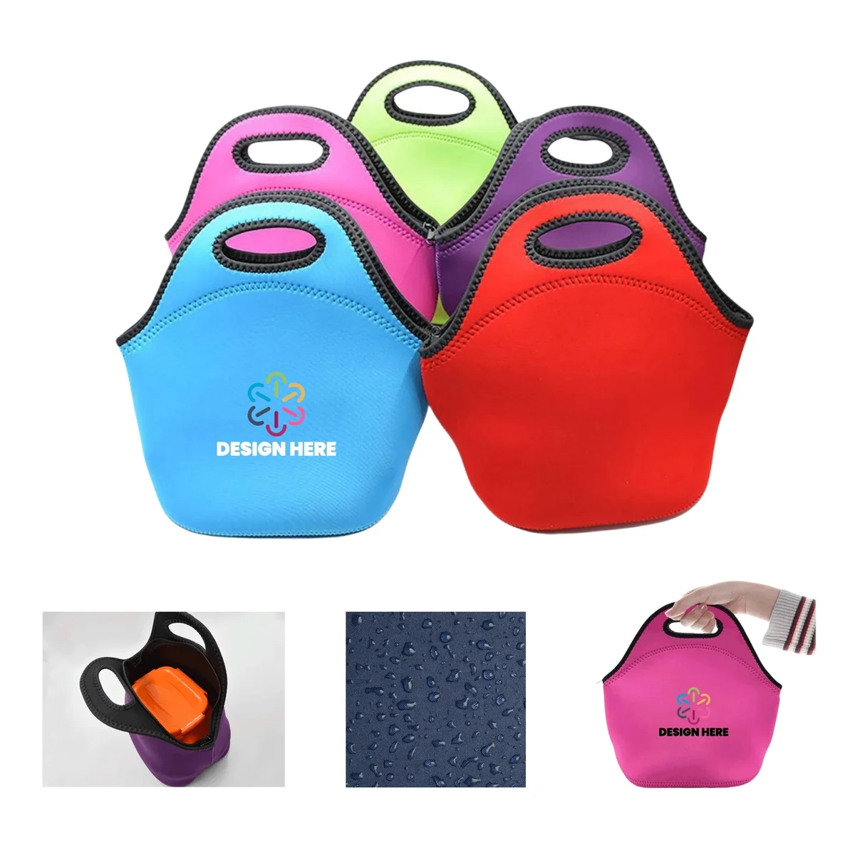 Insulated Cooler Lunch Tote Bag 1