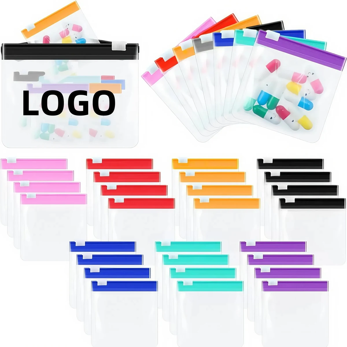 Colorful Eco-Friendly EVA Storage Pouches 1