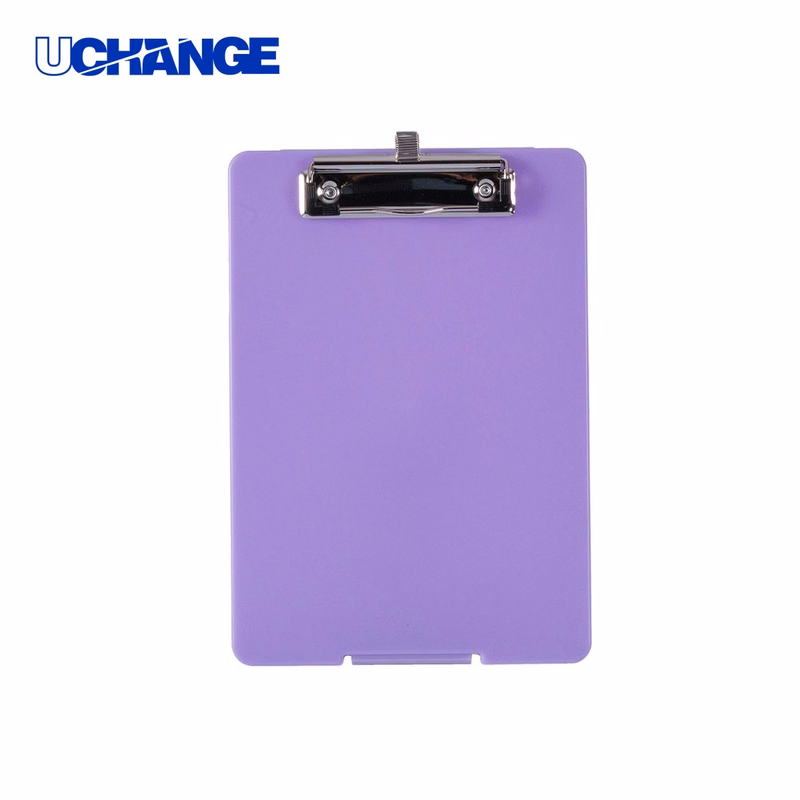 Poly Clipboard Folder Organizer with Metal Clip