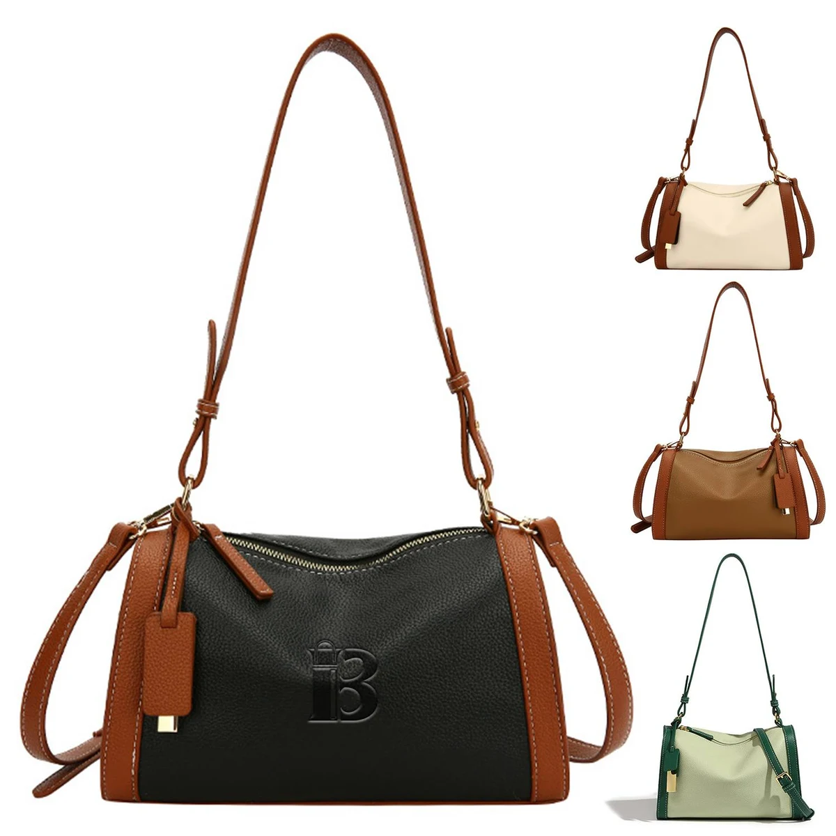 Pu tote crossbody bag for woman 1