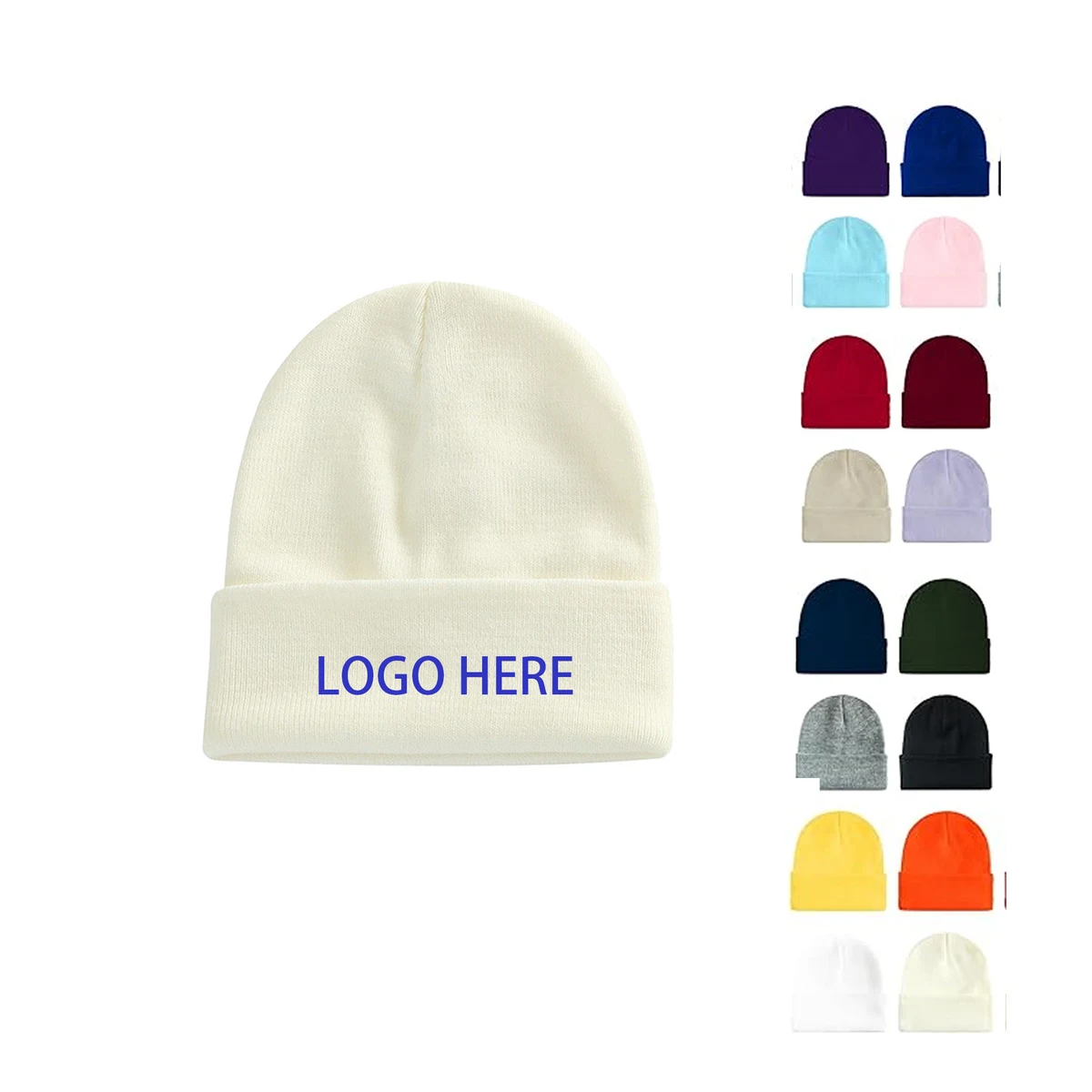 Knit Cuffed Beanie 1