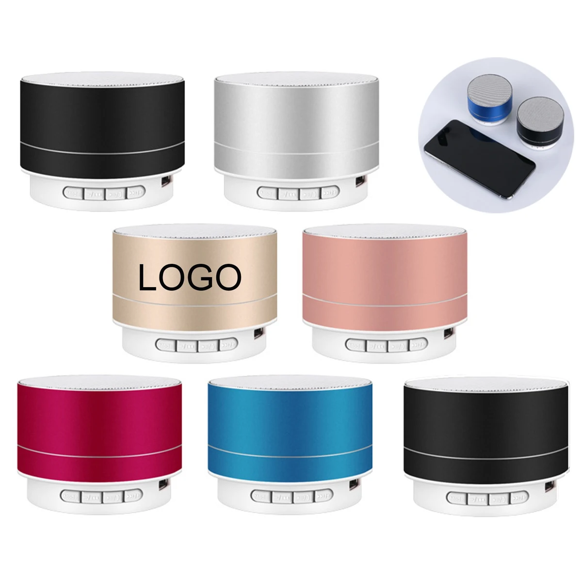 Metal Subwoofer Mini Bluetooth Speaker 1