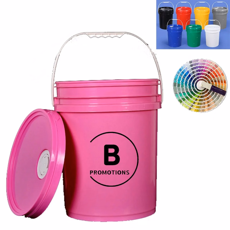 Custom 5 Gallon Plastic Bucket with Lid
