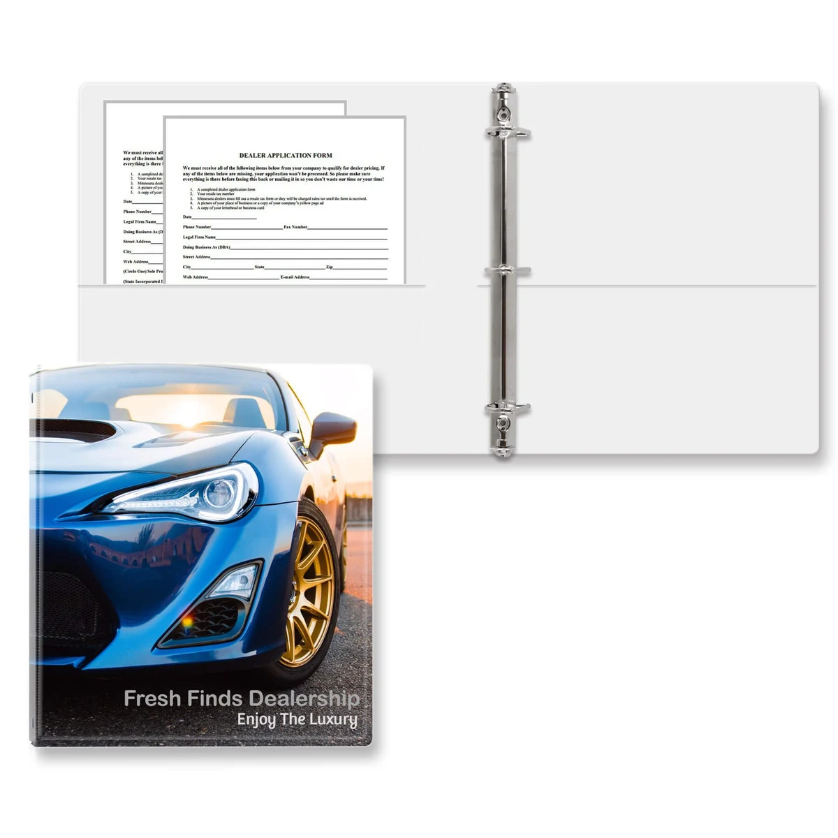 1" Classic Angle D Ring Binder 1