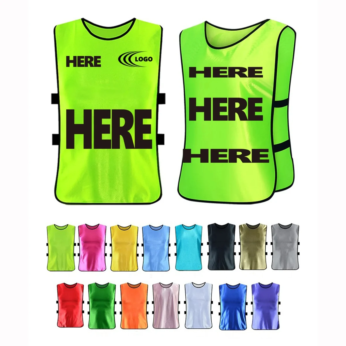 LogoMatch - Sports Team Split Vests for Kids & Adults 1