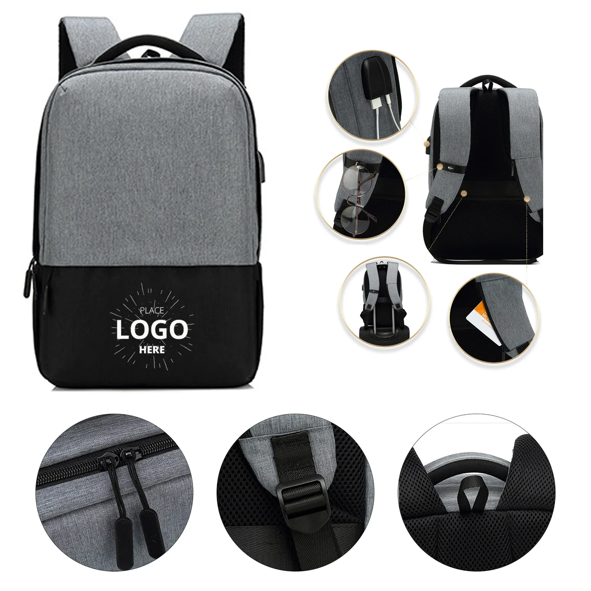 USB Charging Waterproof Backpack 1