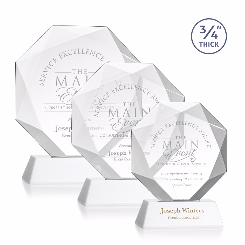 Bradford Award on Newhaven Base - White
