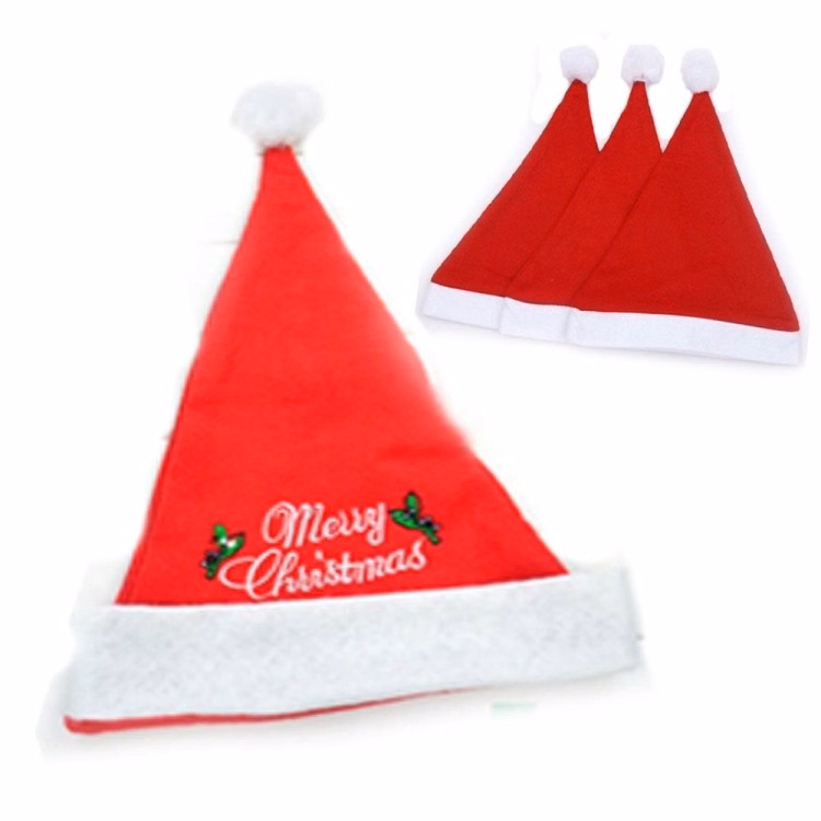 Napping Embroidery Santa Hat