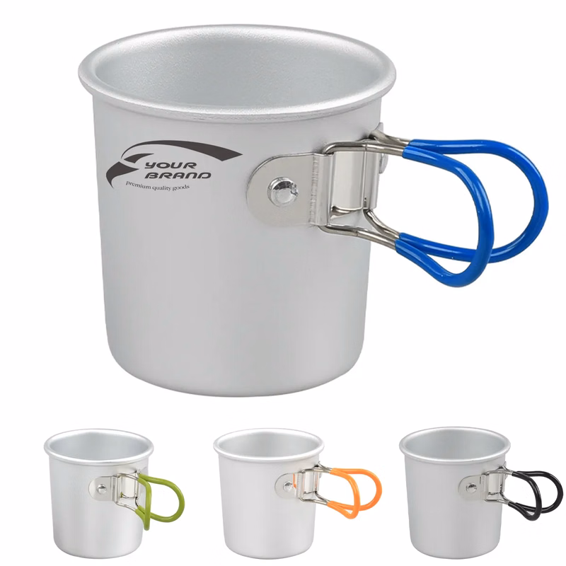 5 OZ. Portable Outdoor Camping Water Cup Aluminum Beer Mug