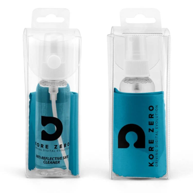 Ultra Opper Fiber Snap Pack Cleaner Kit - 1-Color Clear Bottle, 1-Color Cloth 1
