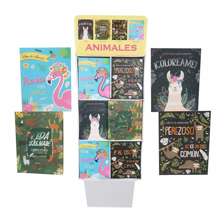 Spanish Animals Coloring Books - Assorted 32 Pages