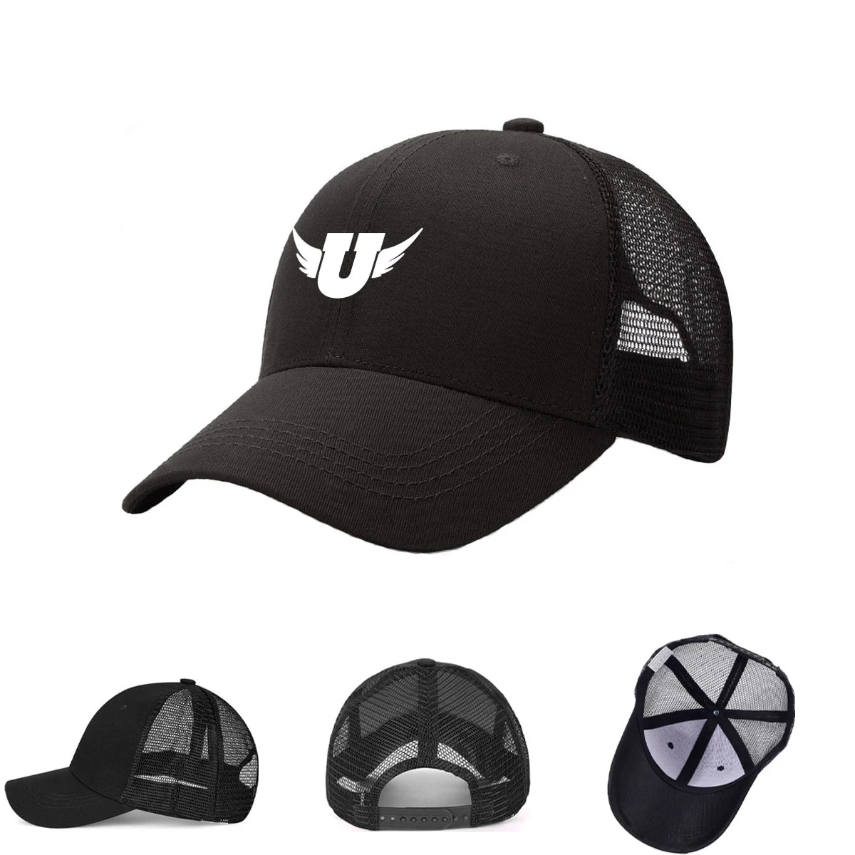 Solid Color Breathable Duck Tongue Cap 1