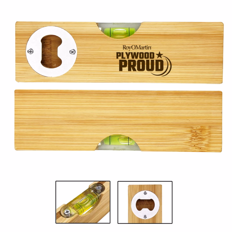 Multifunctional Wooden Level & Bottle Opener