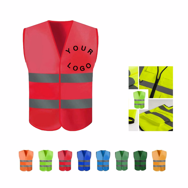 Safety Vest with Reflective Strips Lightweight