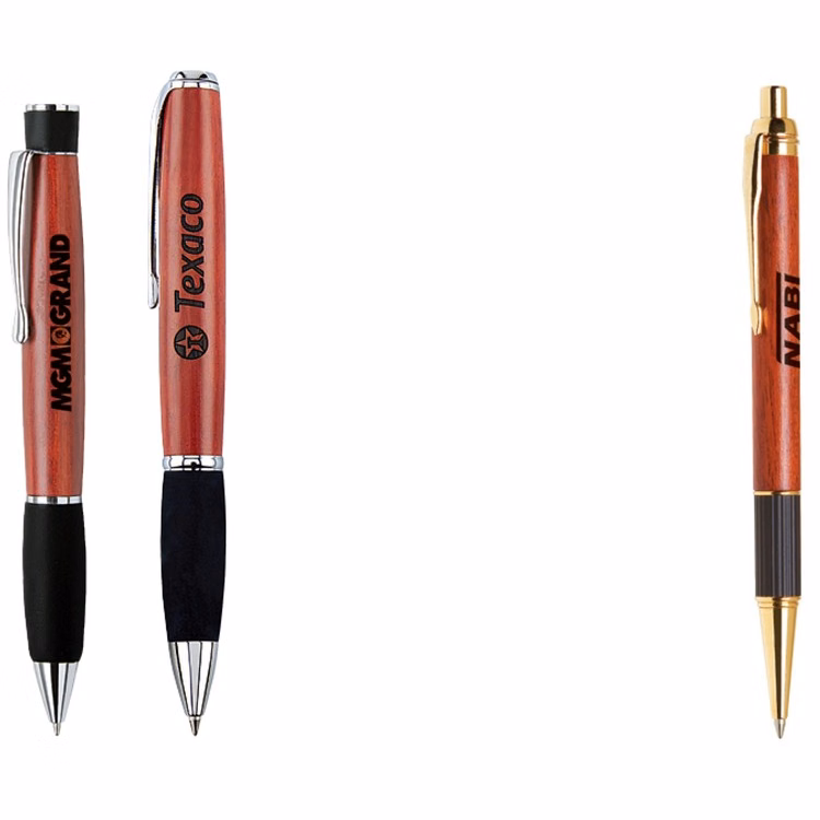 Imogem Wood Twist Action Ballpoint