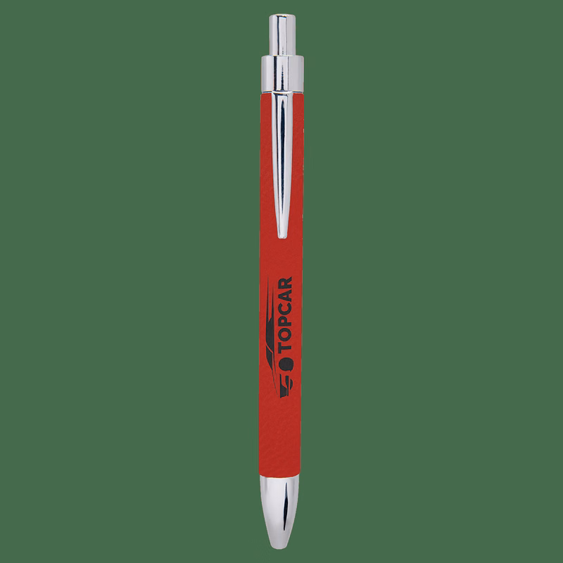Red Leatherette Pen