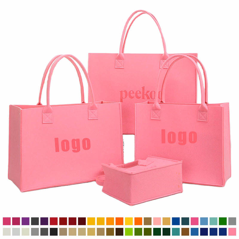 Colorful Felt Handbag