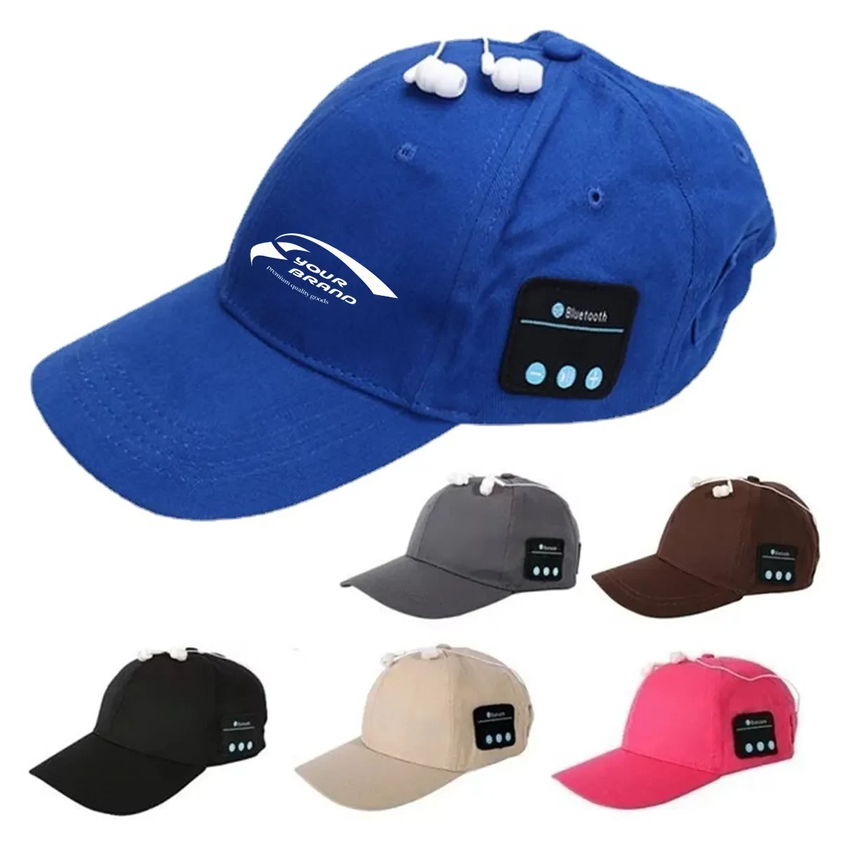 Bluetooth earphone Hat Adjustable Wireless Outdoor Sport Cap 1