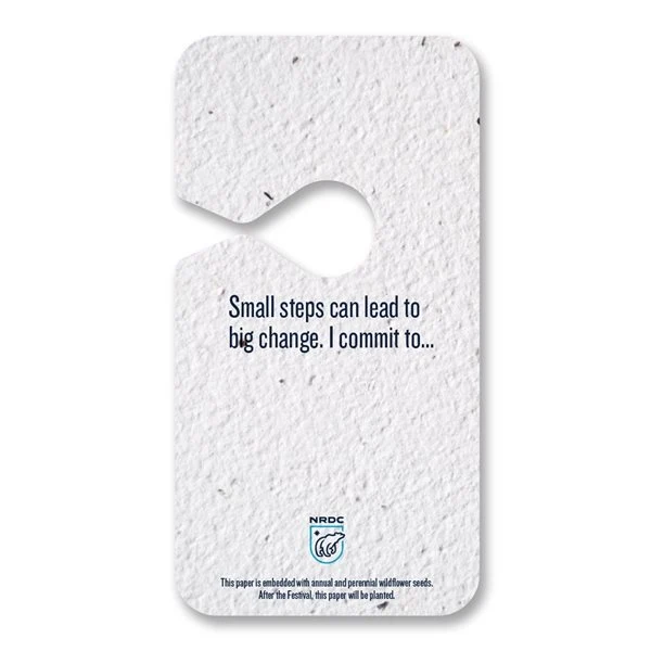 Seed Paper Door Hanger 1