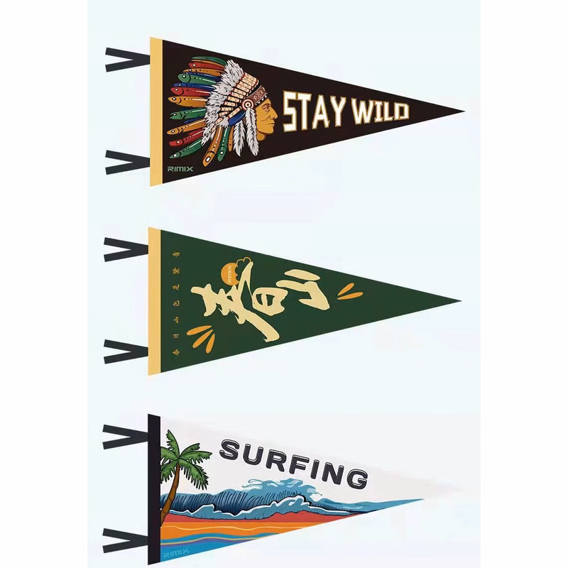 Full Color Printed Felt Pennant