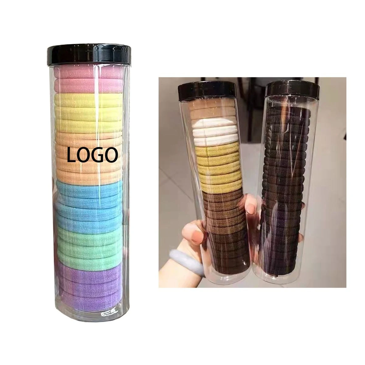 Durable Elastic Hair Ties 20 Pack 1