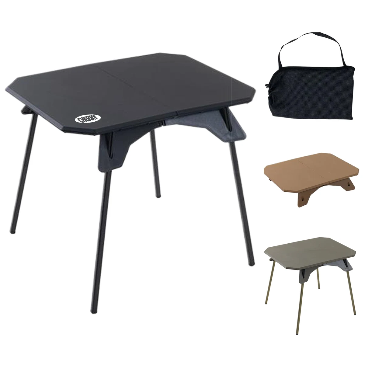 Adjustable Height Folding Outdoor Camping Table 1