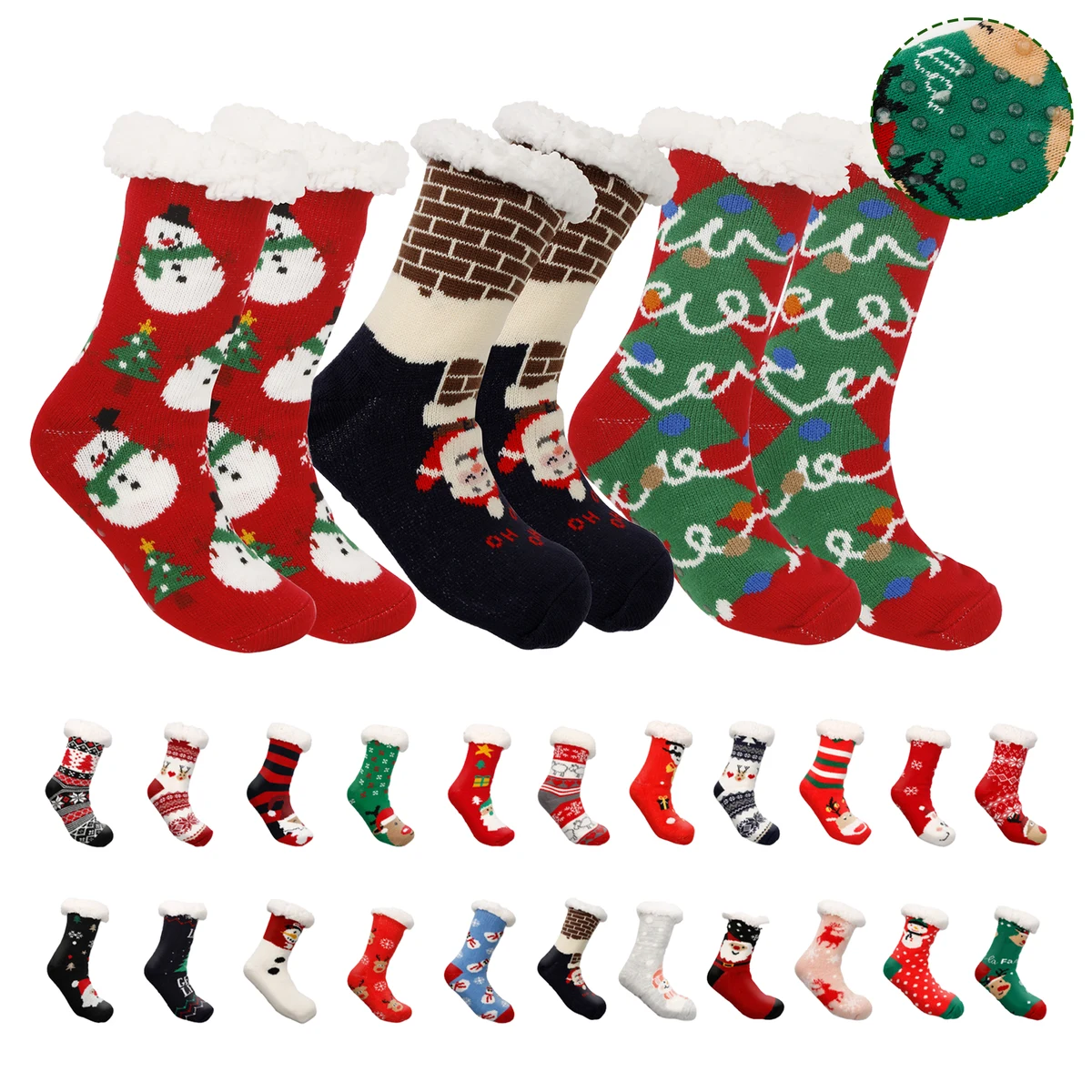 Christmas Winter Slipper Socks 1
