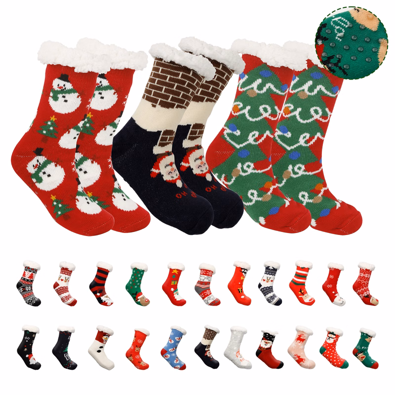 Christmas Winter Slipper Socks