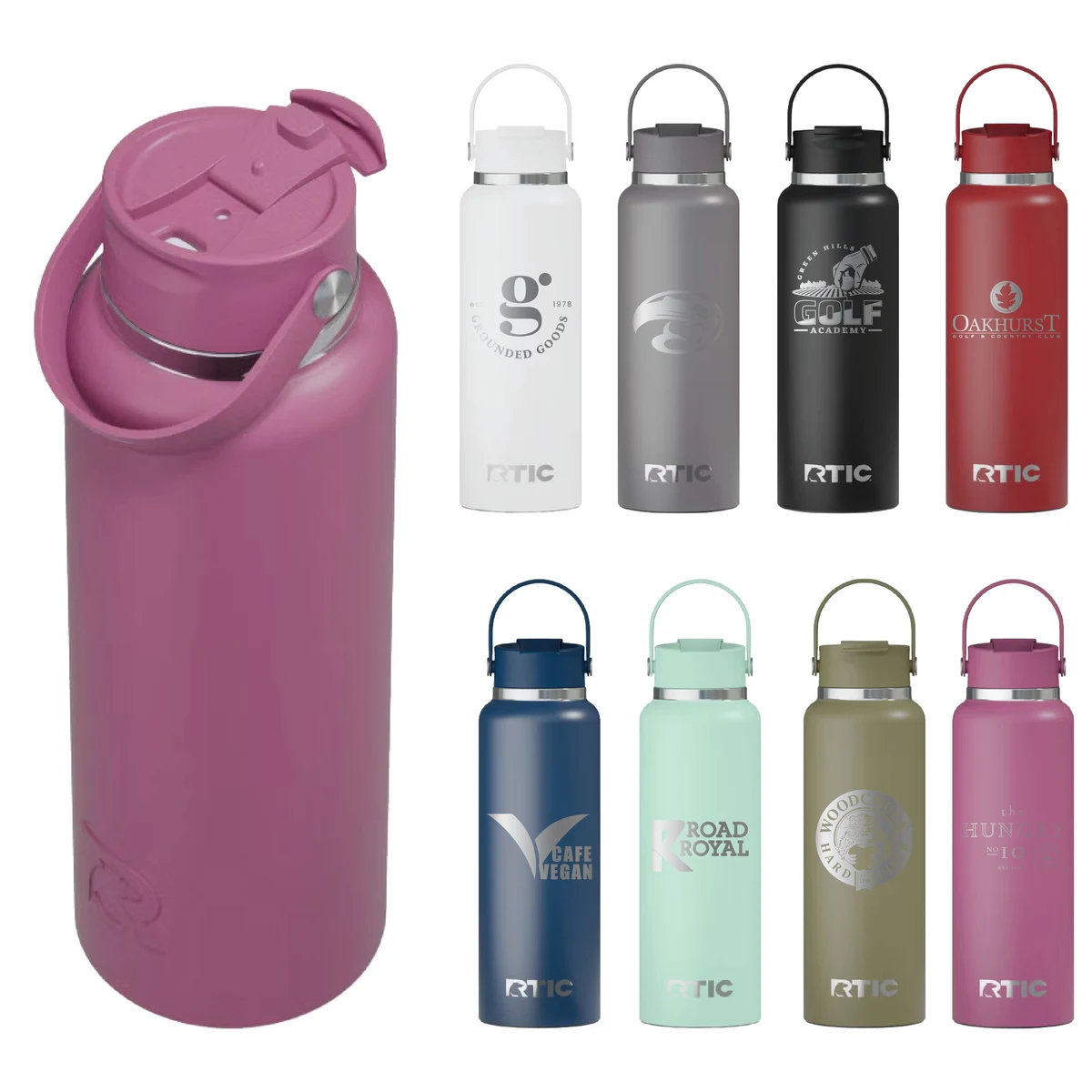 RTIC 40oz Ceramic Lined Stainless Steel Outback Bottles 1