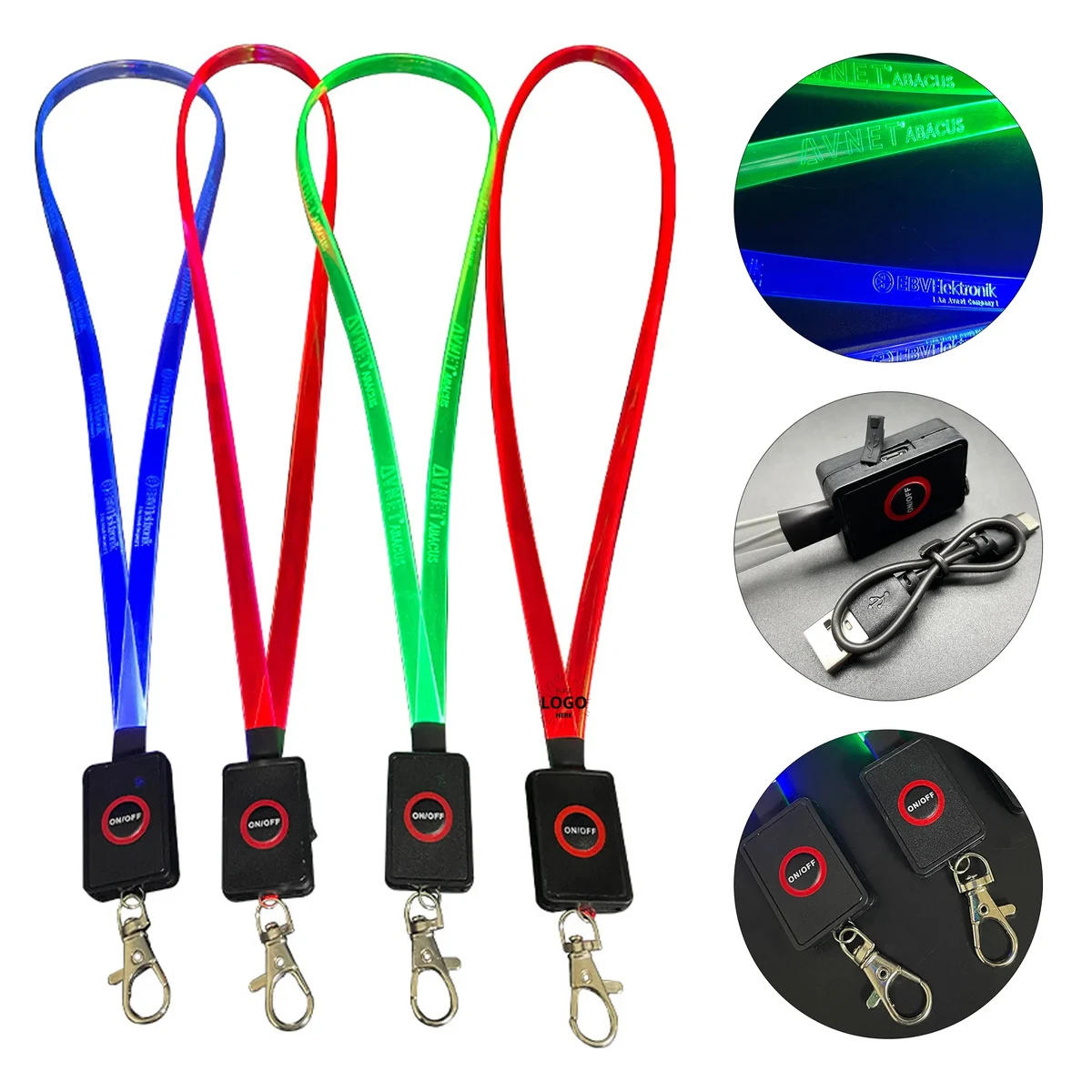 Fiber Optic Light Lanyard 1