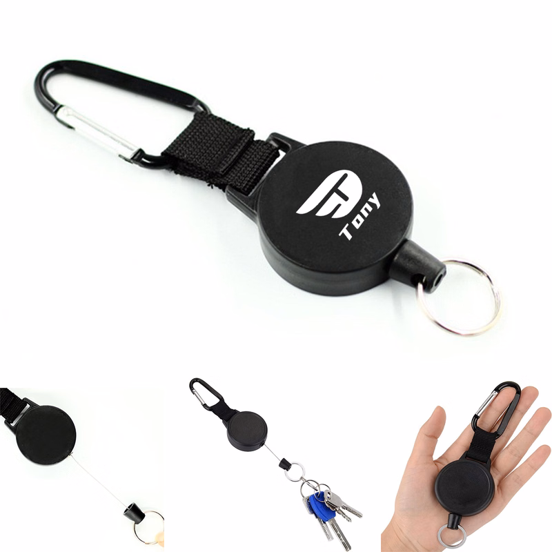 High elastic webbing anti-theft telescopic clip