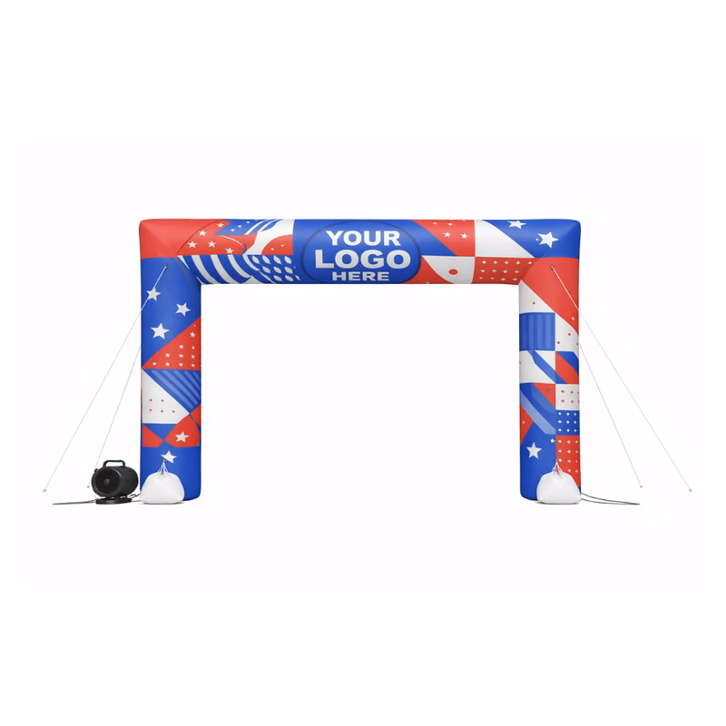 15' Cold Air Arch Square Digital Logo