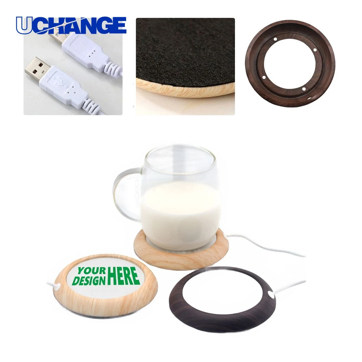 Custom USB Coffee Mug Warmer Mat 1