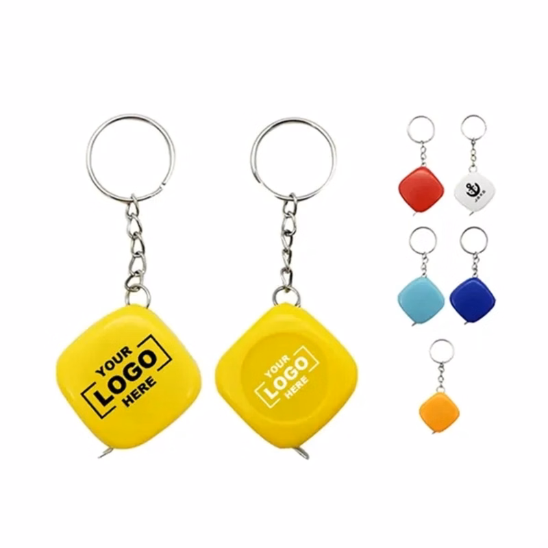 1 Meter Mini Tape Measure with Keychain
