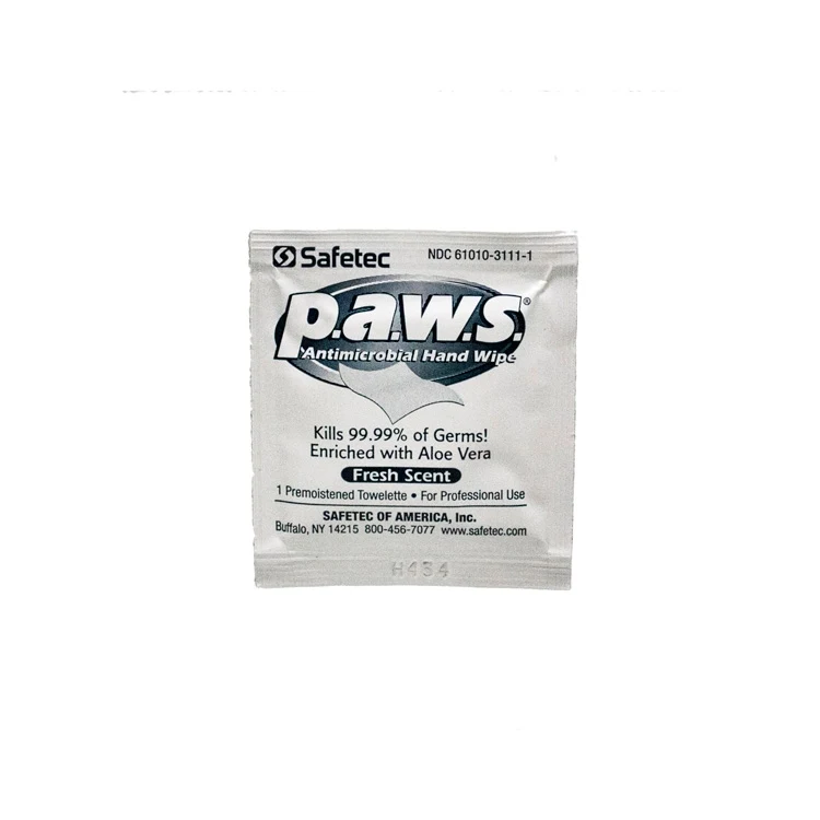 P.A.W.S. Antimicrovial Hand Wipe 1
