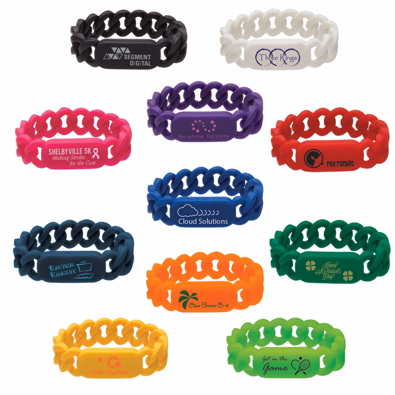 Silicone Link Wristband