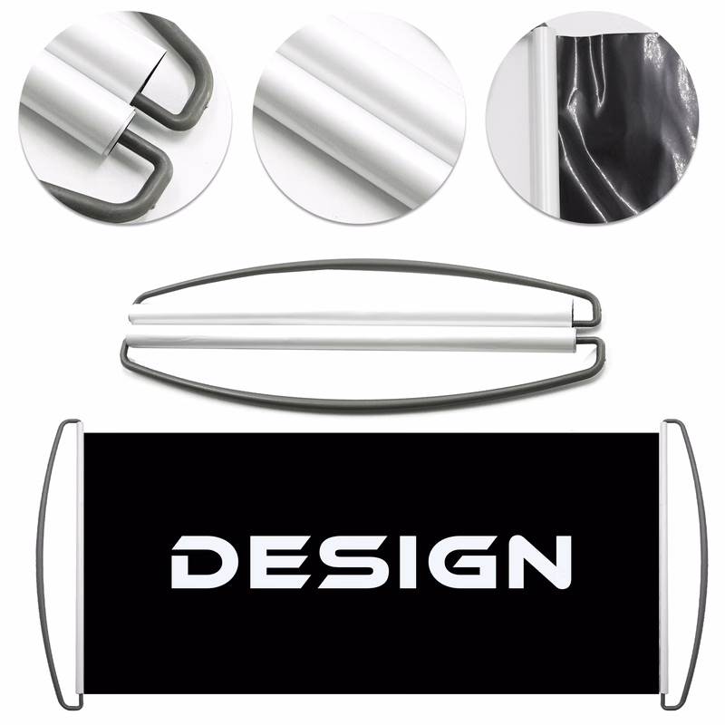 Full Color Custom Hand Held Scroll Banner